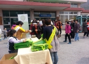 5일장과 연계, 역광장내 수리취떡 홍보활동